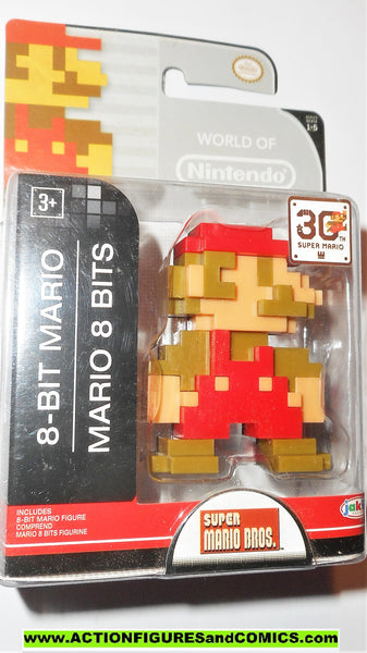 World of Nintendo MARIO RED 8 BIT 2.5 inch 2015 jakks pacific moc