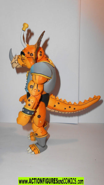 teenage mutant ninja turtles TRICERATON captain ZARAX yellow dino