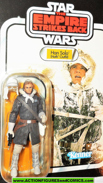 star wars action figures HAN SOLO HOTH Gear votc saga collection