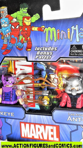 minimates HAWKEYE lab attack ANT-MAN marvel mini mates moc mib