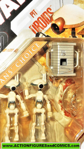 star wars action figures PIT DROIDS white 30th anniversary saga moc 000