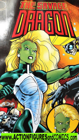 Savage Dragon SHE DRAGON TMNT 1995 playmates toys ashcan comic