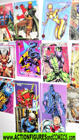 WildCats TRADING CARD set jim lee Animaed image playmates