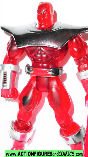 X-MEN X-Force toy biz PROFESSOR X 1996 red translucent marvel