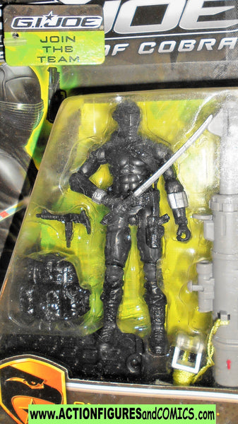 gi joe SNAKE EYES 2009 ninja commando v43 TAG rise of Cobra moc