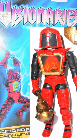 Visionaries CINDARR gorilla ape 1987 vintage complete FULL backer card