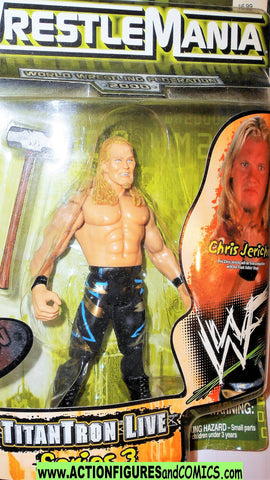Wrestling action figures CHRIS JERICHO 1999 jakks titantron moc