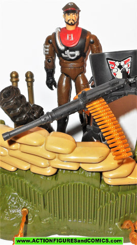 Gi joe GENERAL BLITZ sgt savage ENEMY BATTLE BUNKER 1994 gijoe g i 100%