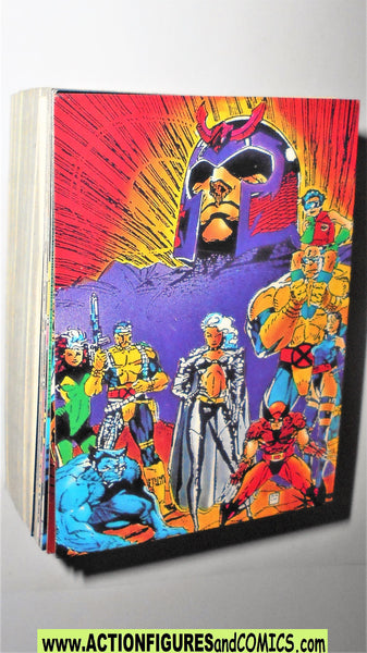 X-MEN 1991 Jim Lee FULL SET 1-90 Trading Cards Complete Marvel