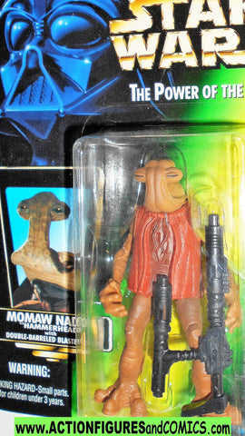 star wars action figures MOMAW NADON hammerhead **green PHOTO card** moc