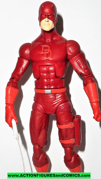 Figurine MARVEL LEGENDS SHOWDOWN Daredevil Costume Rouge, édition 2006 TOY BIZ, Blister Scellé, Rare