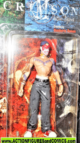 Crimson JOE the Indian 1999 RED face paint VARIANT cliffhanger moc