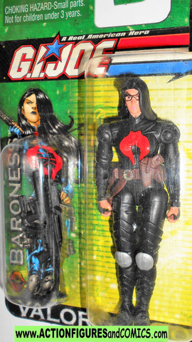 gi joe BARONESS 2004 v7 vvv cobra valor vs venom single pack moc