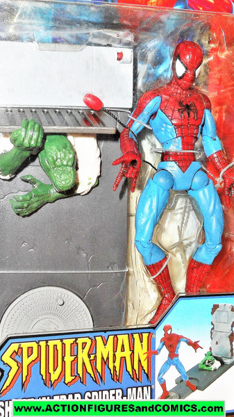 marvel legends SPIDER-MAN shoot n trap classics 2004 TOYBIZ