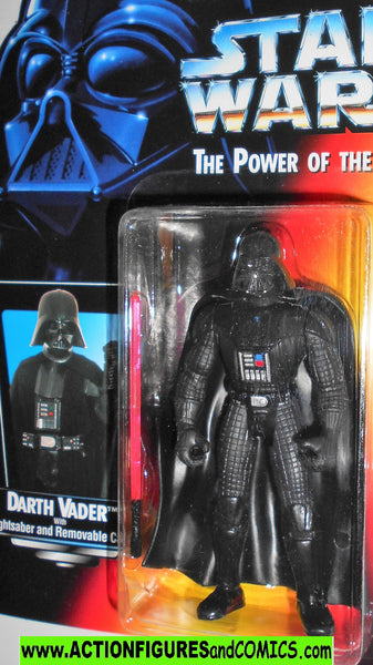 star wars action figures DARTH VADER 1995 short saber .00 power of