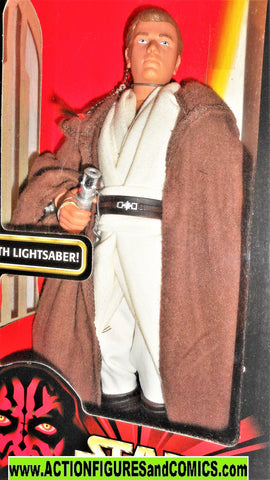 star wars action figures OBI WAN KENOBI 12 inch episode I 1999 moc mib