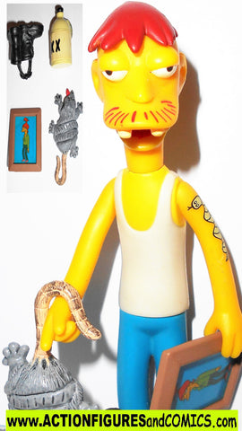 simpsons CLETUS 2001 playmates World of Springfield complete