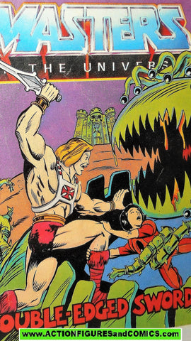 Masters of the Universe DOUBLE EDGED SWORD 1984 vintage mini comic He-man
