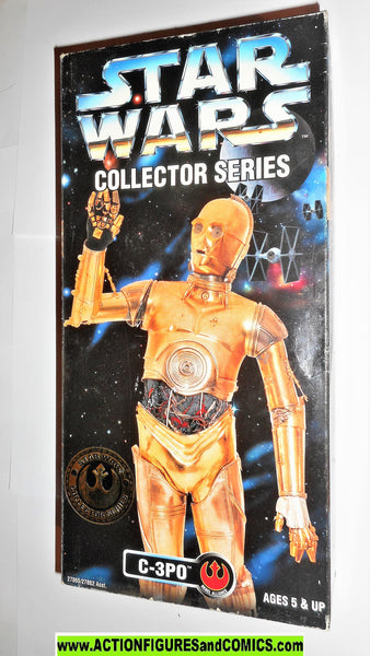 star wars action figures C-3PO 12 inch gold droid collector series