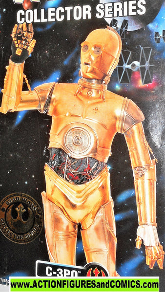star wars action figures C-3PO 12 inch gold droid collector series