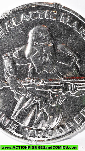 star wars action figures SNOWTROOPER Galactic Marine COIN 30th anniversary