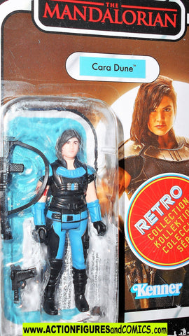 star wars action figures CARA DUNE 2020 Mandalorian retro moc