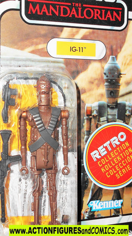 star wars action figures IG-11 2020 Mandalorian retro 88 moc