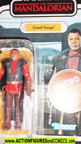 star wars action figures GREEF KARGA 2020 Mandalorian retro moc