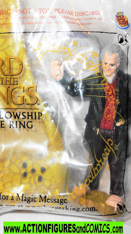 Lord of the Rings BILBO BAGGINS 2001 burger king hobbit mib moc