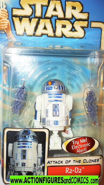 star wars action figures R2-D2 coruscant sentry 2002 Attack of the