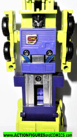 Transformers Generation 1 MIXMASTER 1985 green DEVASTATOR cement truck
