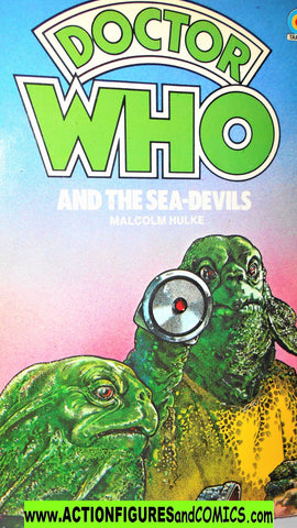 doctor who and the SEA DEVIL'S 1982 1974 Target books