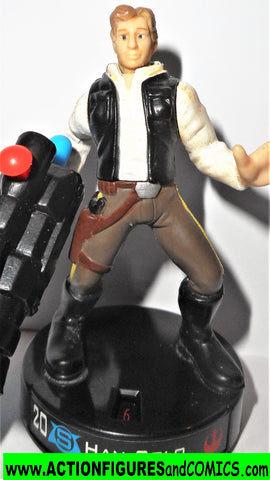 Attacktix Star Wars HAN SOLO brown pants 20/4 action figures 2005