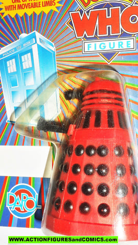 doctor who action figures DALEK dapol RED BLACK vintage dapol 1987 moc