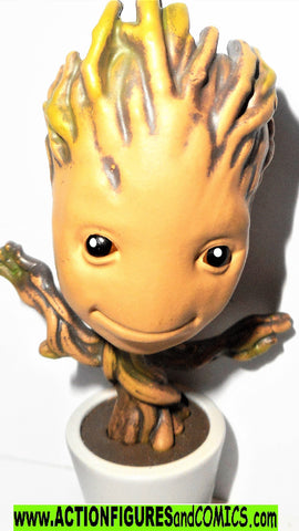 Marvel metals die cast GROOT Baby plant pot 4 inch Jada toys