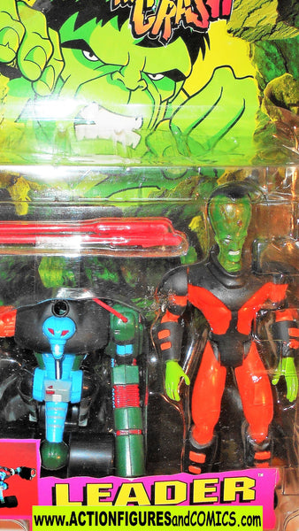 HULK toy biz LEADER smash crash 1996 incredible classics marvel