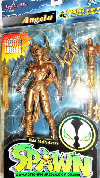 Spawn ANGELA 1995 series 2 GOLD kaybee exclusive todd