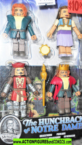 minimates Hunchback of Notre Dame 4 pack set universal horror moc