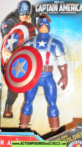 Marvel Mighty Battlers CAPTAIN AMERICA 8 inch movie mcu moc mib