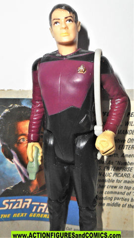 Star Trek COMMANDER RIKER 1988 galoob tng vintage wcard