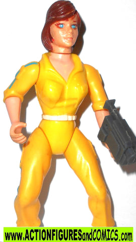 teenage mutant ninja turtles APRIL O'NEIL 1988 blue stripe figcam