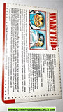 Cops 'n Crooks BIG BOSS crime files FILE CARD vintage 1988 C.o.p.s.