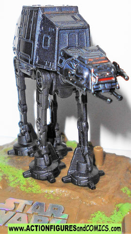 star wars titanium AT AT night ops shadow 2006 black galoob figures