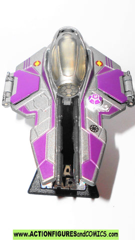 star wars titanium JEDI STARFIGHTER Mace Windu Purple 2 2006