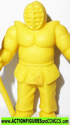 Kinnikuman Kinkeshi m.u.s.c.l.e BIG the BUDO teal yellow bandai