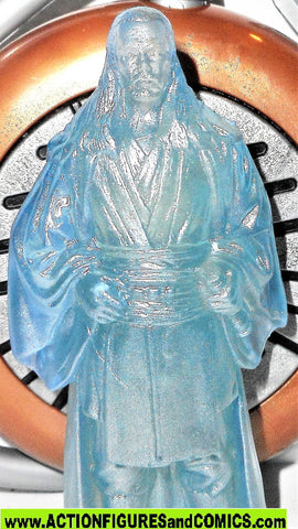 star wars action figures QUI GON JINN Holographic projection ep1 1999