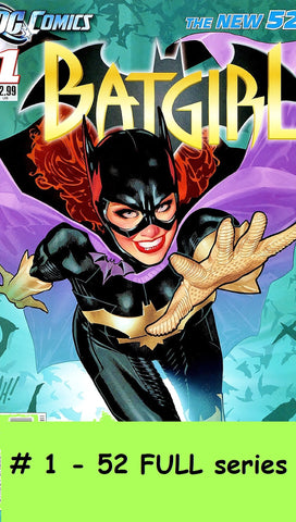 DC comics 2011 new 52 BATGIRL # 1 - 52 batman Complete series full run lot set