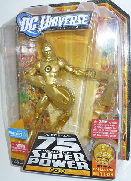 Mattel DC UNIVERSE classics 6 inch GOLD metal men new moc wave 14