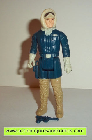 star wars action figures HAN SOLO HOTH gear light brown 1980 kenner vintage 100% complete