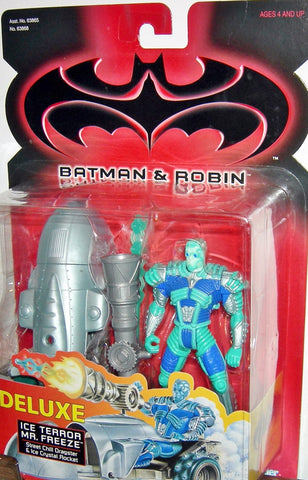 BATMAN & ROBIN 1997 movie series ICE TERROR MR FREEZE deluxe new moc kenner